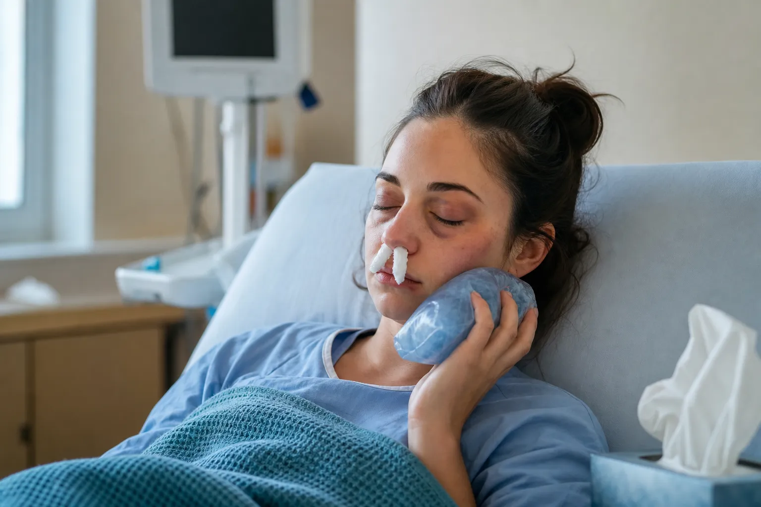 Illustration : Suites opératoires et convalescence après septoplastie