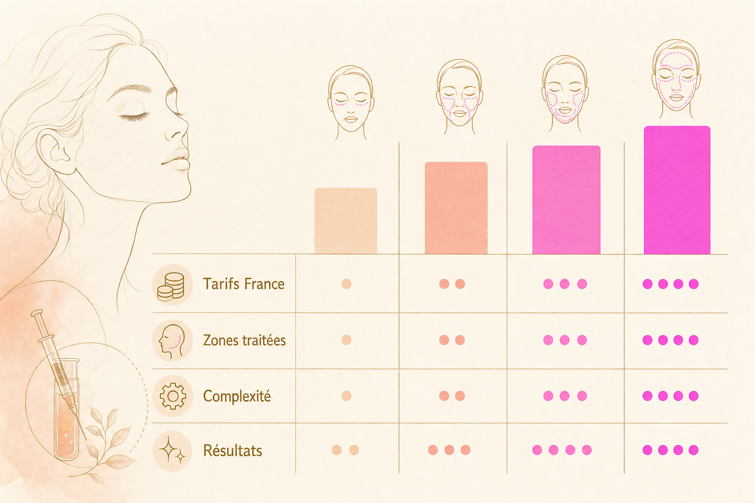 Infographie : Quel est le tarif d'un lipofilling du visage en 2026 ?