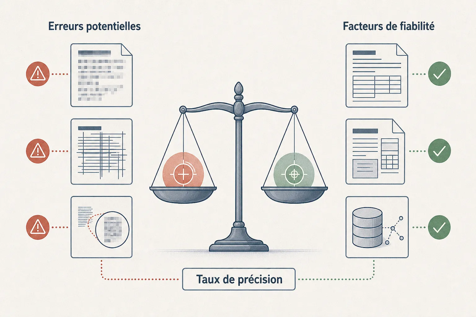 Infographie : Évaluer la précision et le taux d'erreur