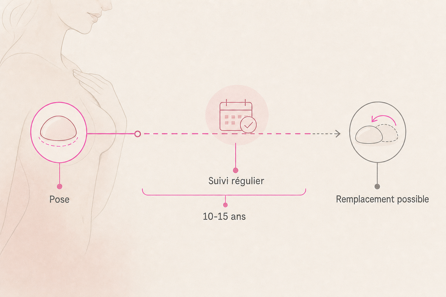 Infographie : Durée de vie des implants : à savoir avant de choisir